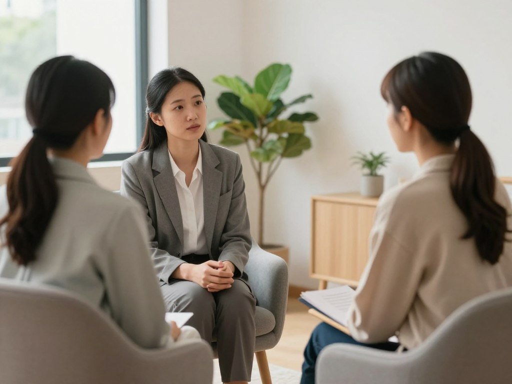 Supportive therapy session for anxiety treatment