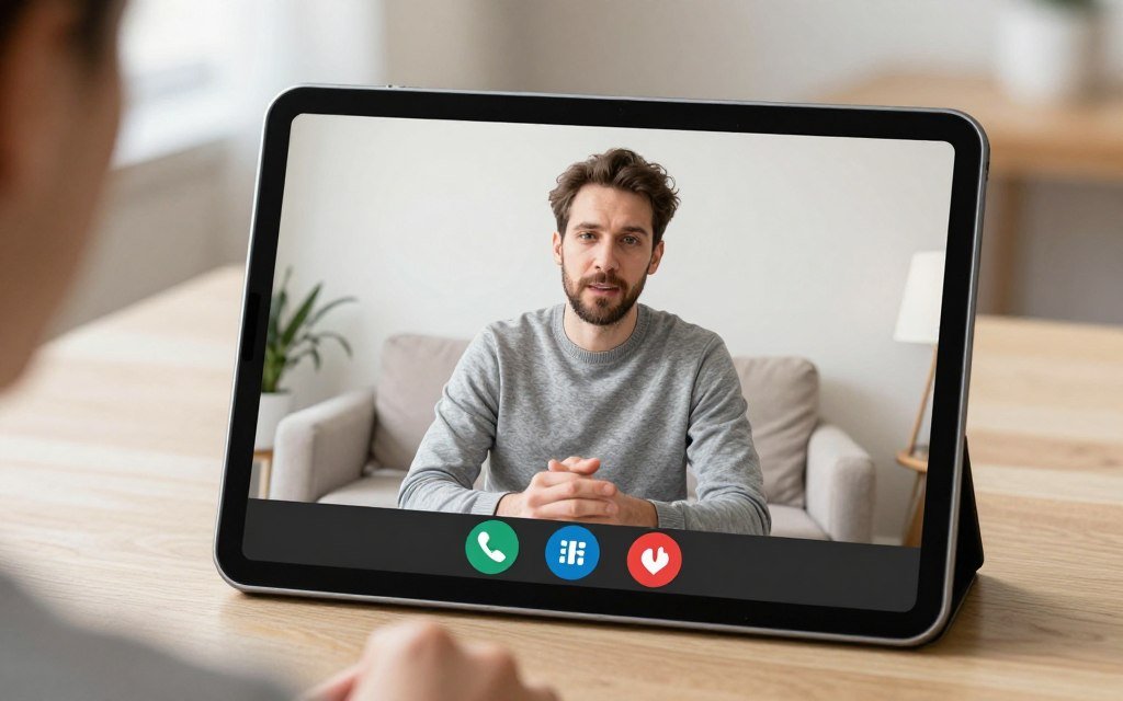 Telehealth therapy session for specific phobias via smartphone Telehealth therapy session for specific phobias via smartphone