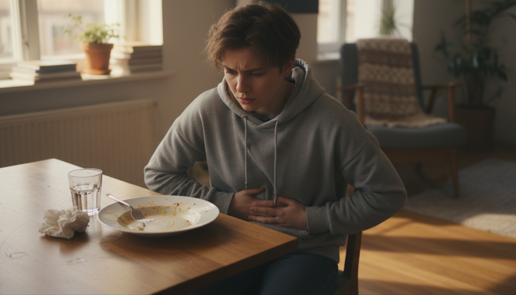 anxiety after eating