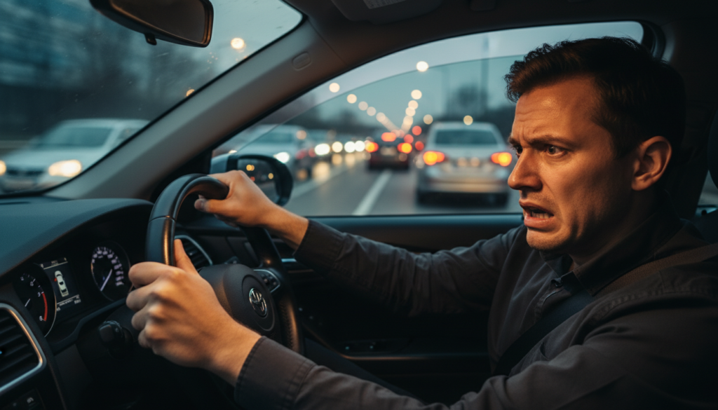 anxiety behind the wheel