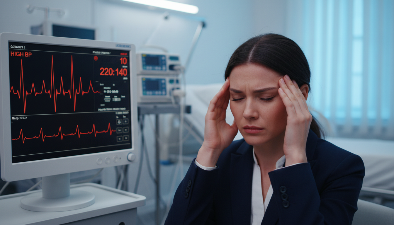 anxiety blood pressure spike connection