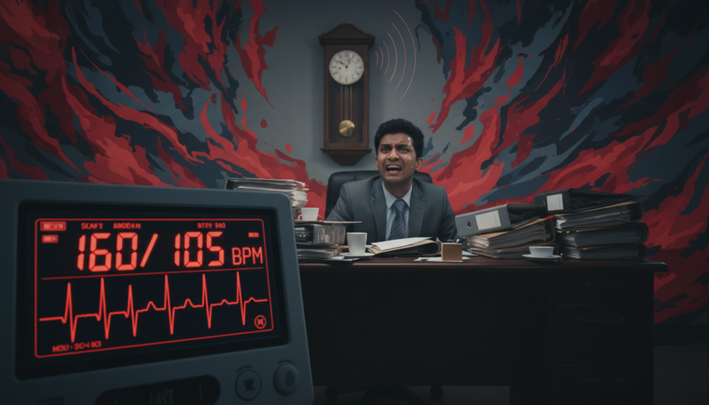 anxiety impact on blood pressure