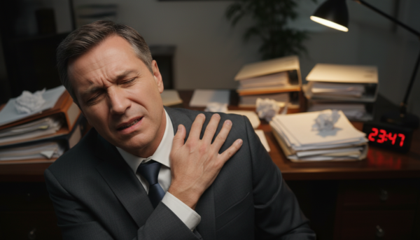 tension in neck and shoulders from anxiety