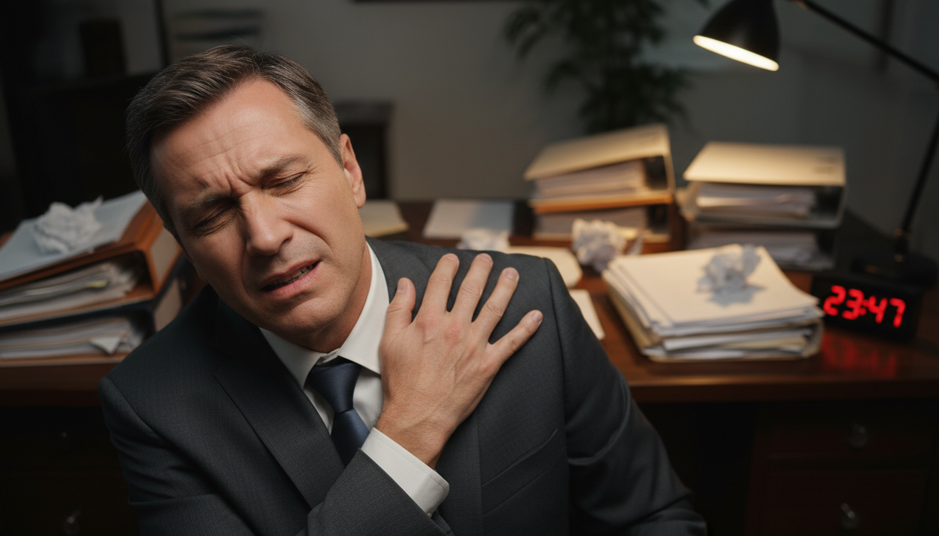 anxiety neck shoulder tension