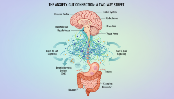 stomach anxiety symptoms