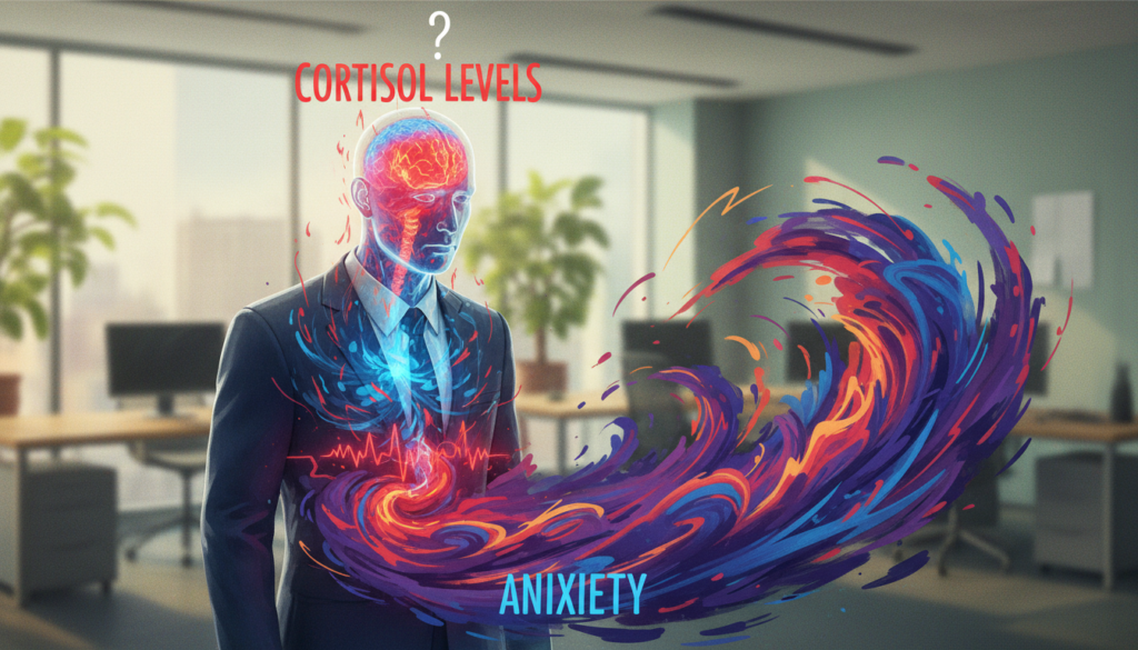 cortisol levels and anxiety