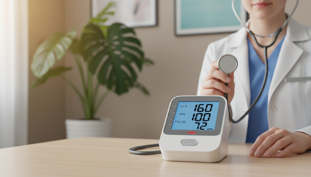 hypertension blood pressure reading