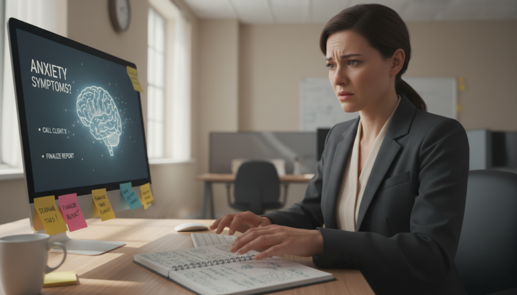 recognizing anxiety symptoms in daily life