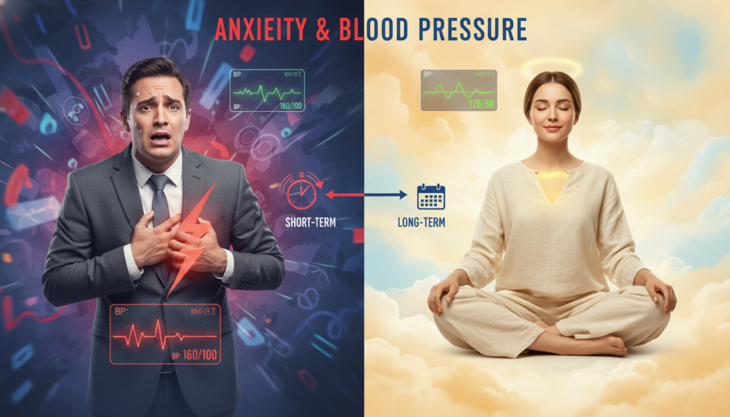 short term long term blood pressure effects