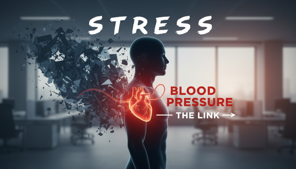 stress and blood pressure correlation