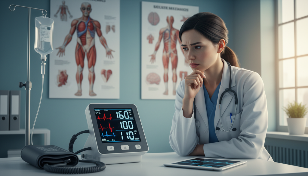 temporary blood pressure spike mechanism